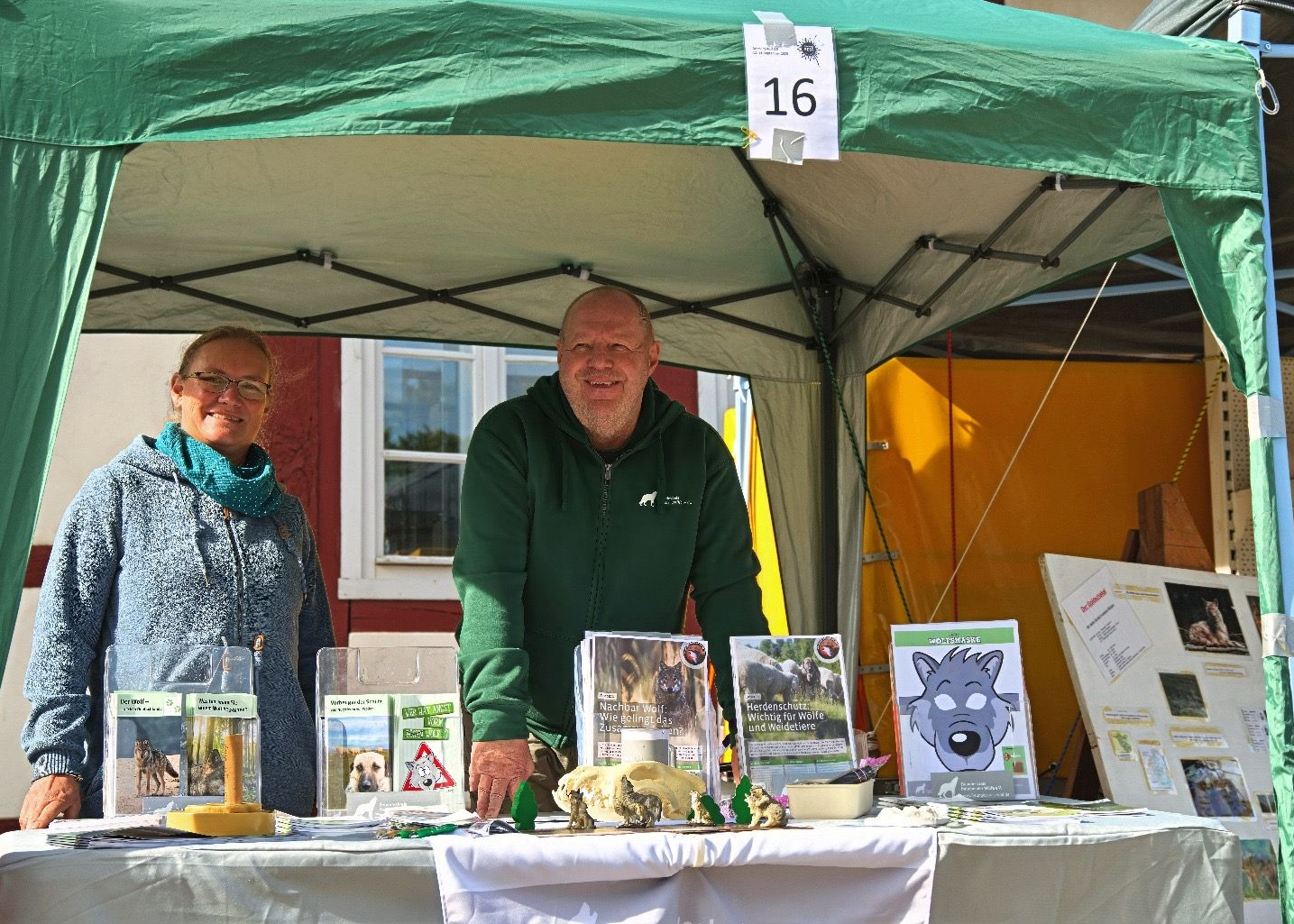 Bild 2 Infostand beim Drömlingsfest 5.0