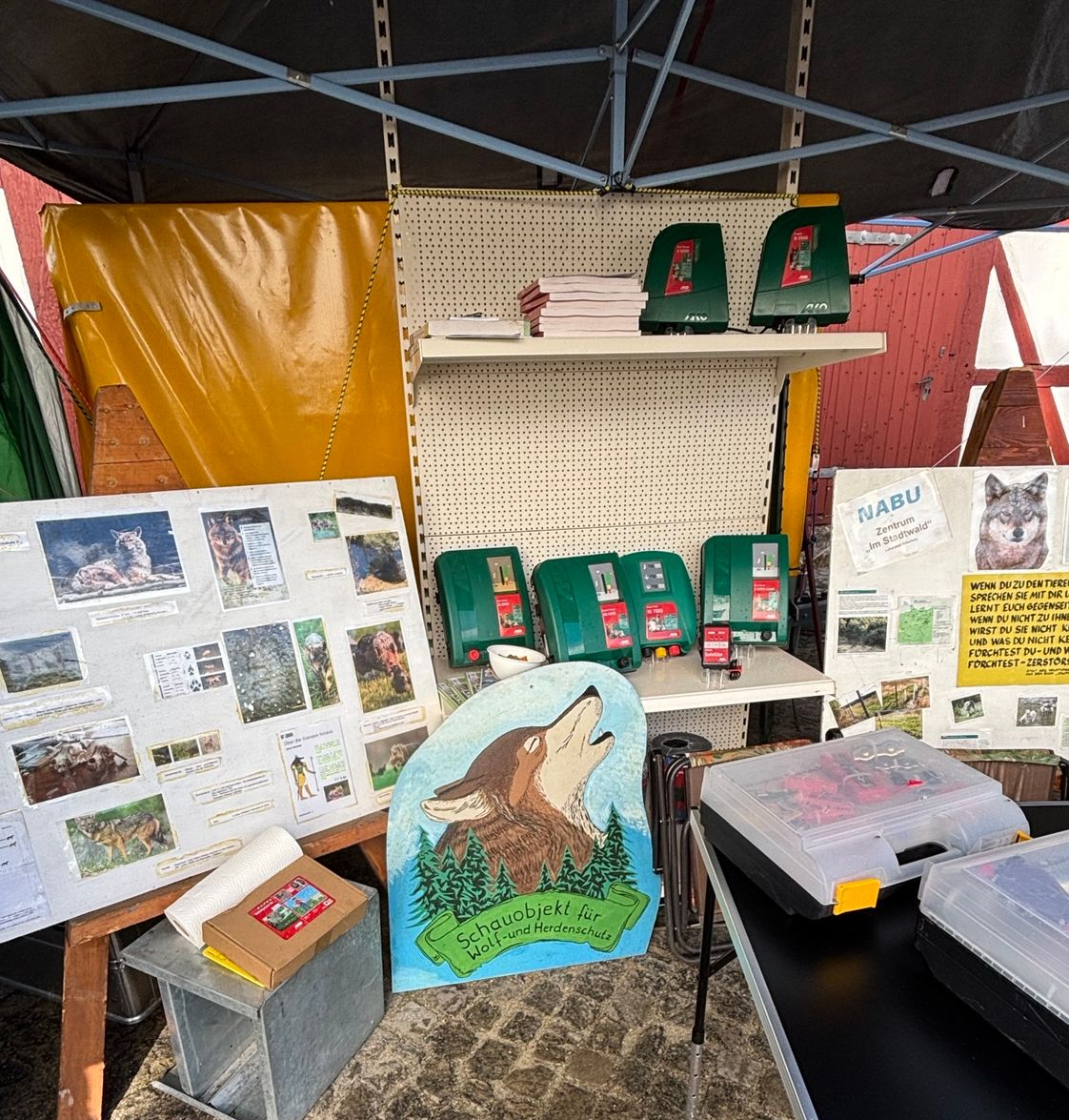 Bild 4 Infostand beim Drömlingsfest 5.0