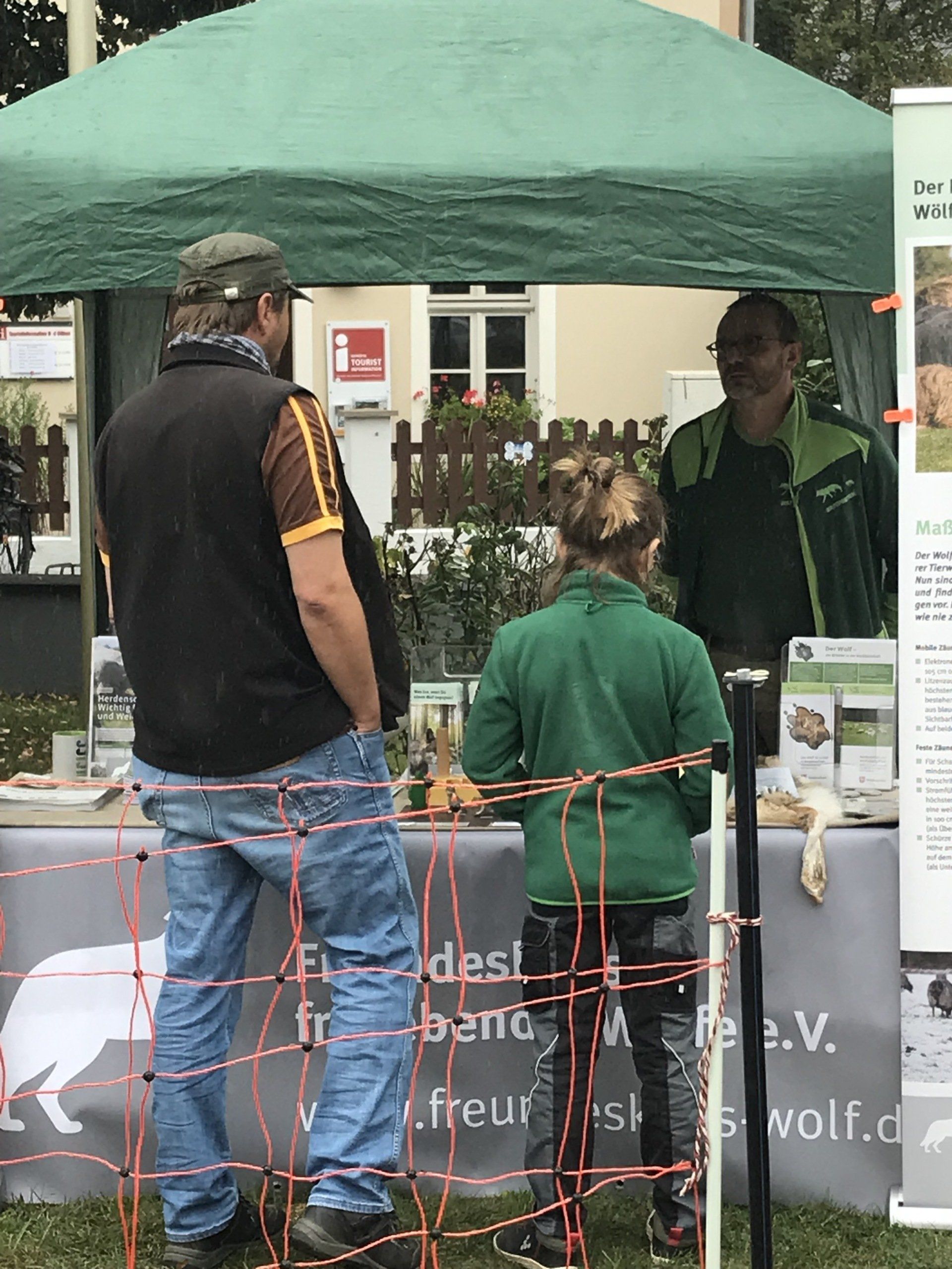 Bild Infostand beim Thementag in Bad Düben