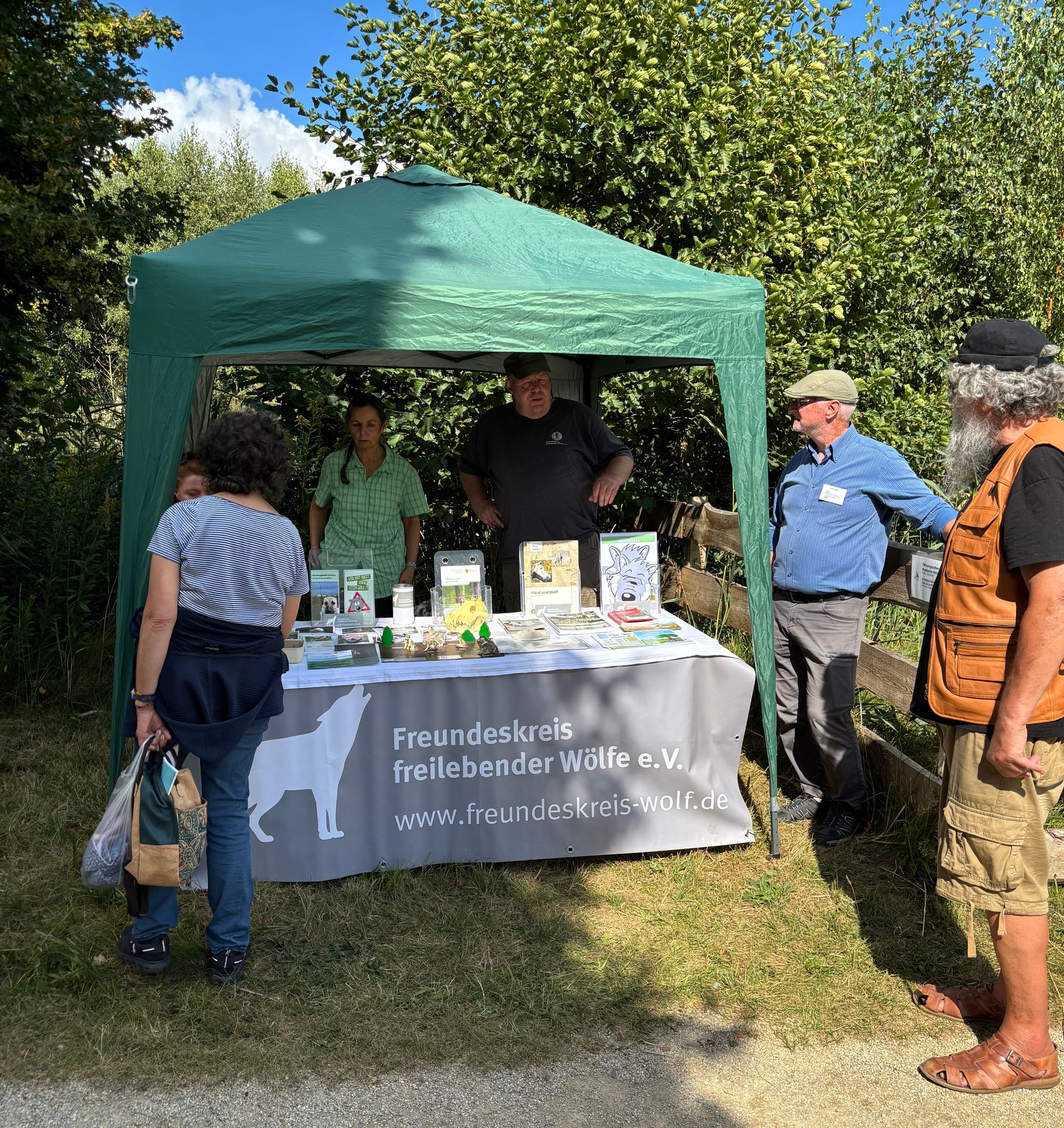 Bild Infostand im Mühlenmuseum Gifhorn