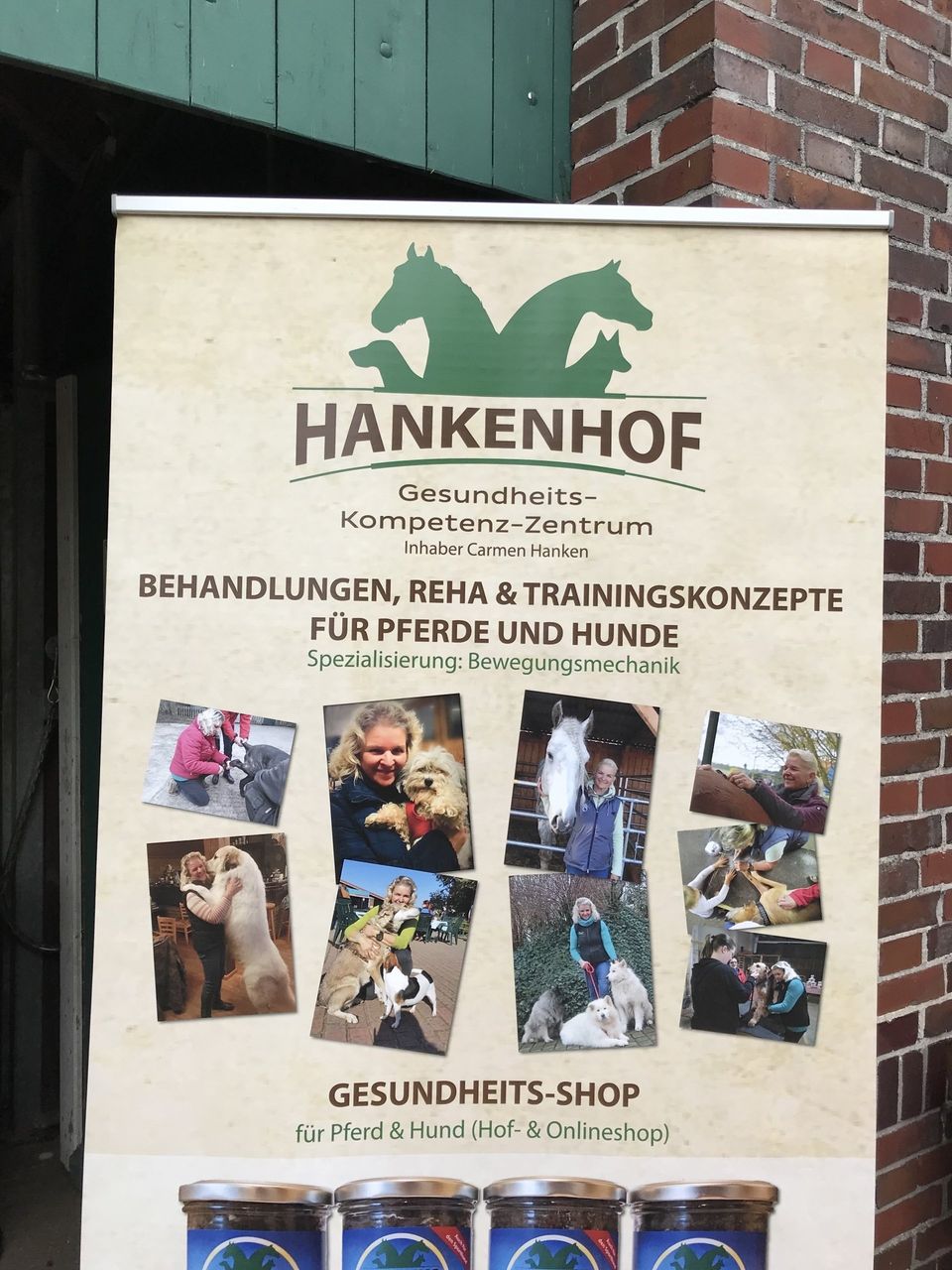 Bild 2 Infostand auf dem Hankenhof