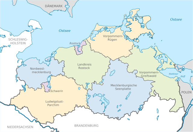 Bild Karte Mecklenburg-Vorpommern