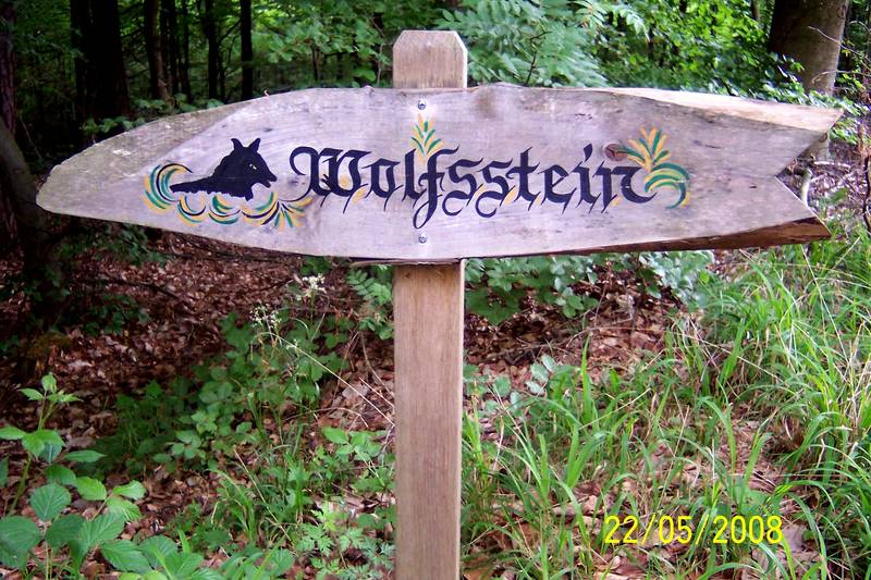 Bild Hinweis zum Wolfsstein Melgershausen