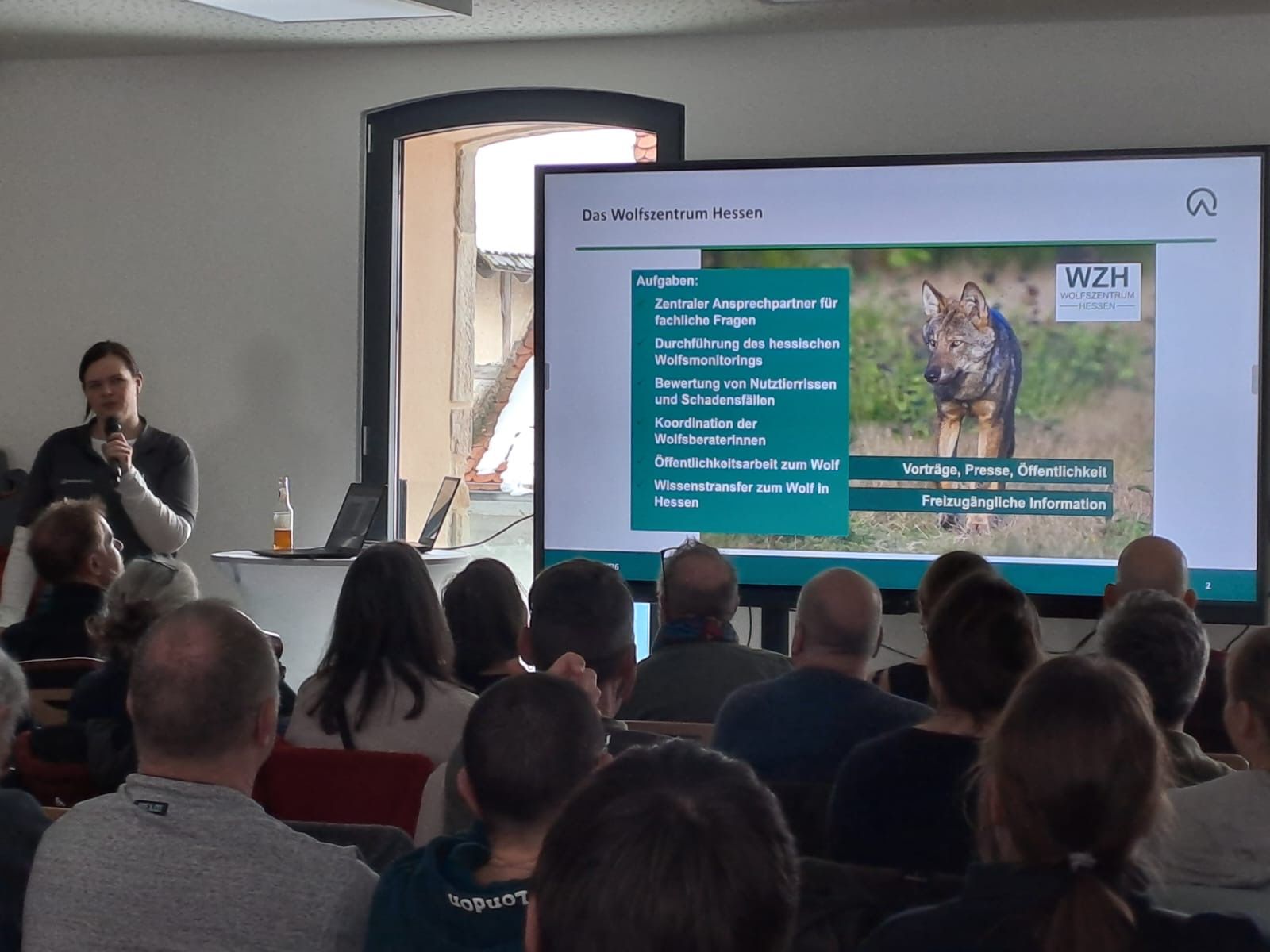 Bild 3 Informationsveranstaltung Wölfe in Deutschland