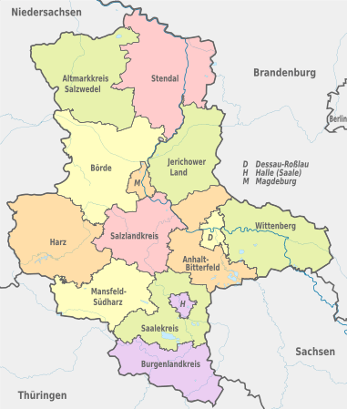 Bild Karte Sachsen-Anhalt