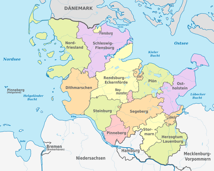 Bild Karte Schleswig-Holstein