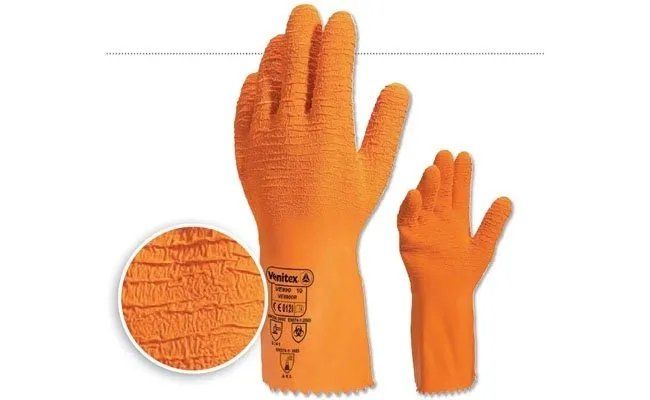 Guanti protettivi arancioni