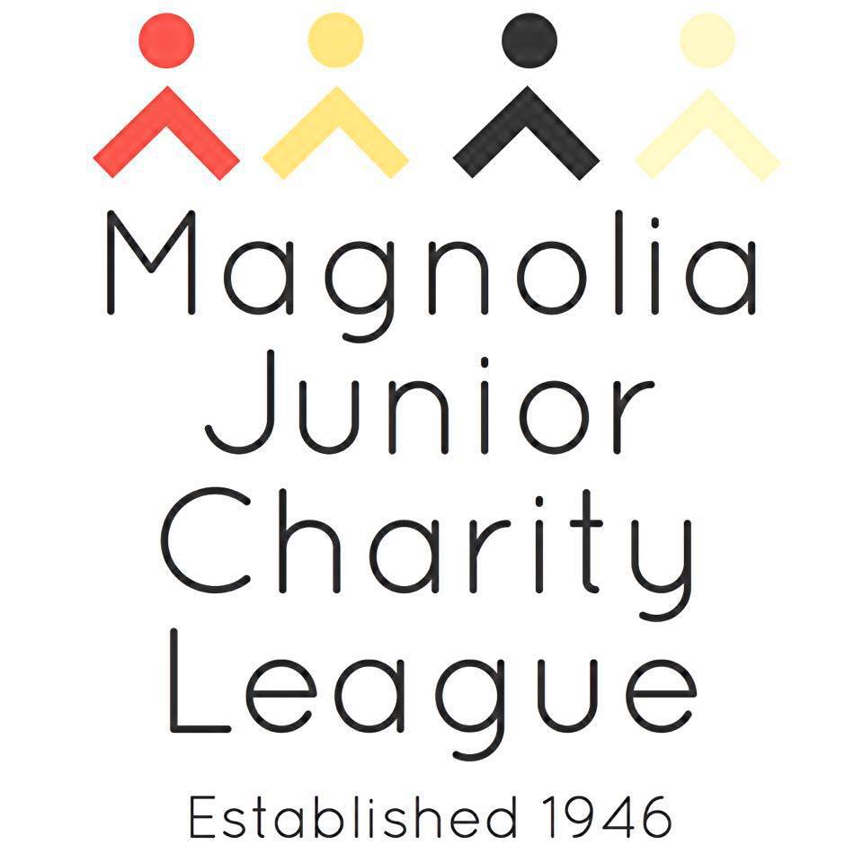 A logo for the magnolia junior charity league