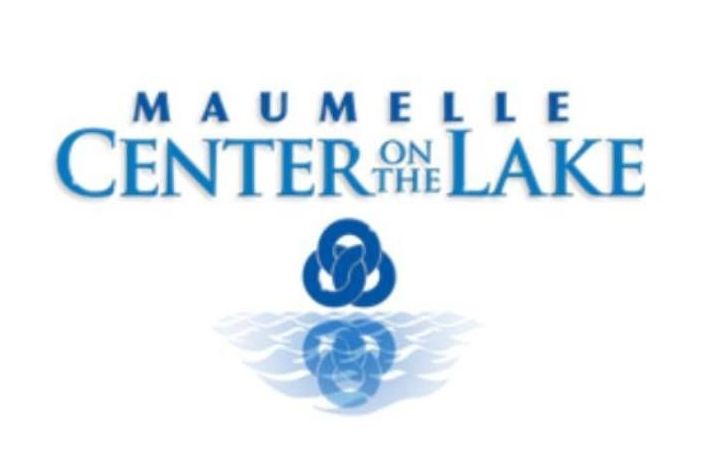 Maumette center on the lake logo on a white background