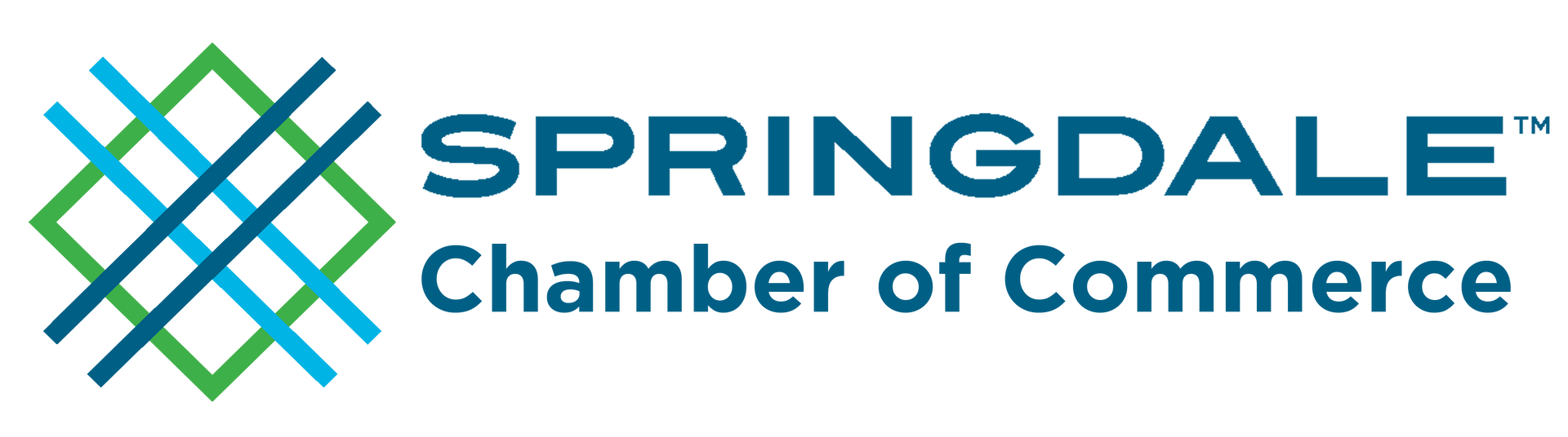 A logo for the springdale chamber of commerce