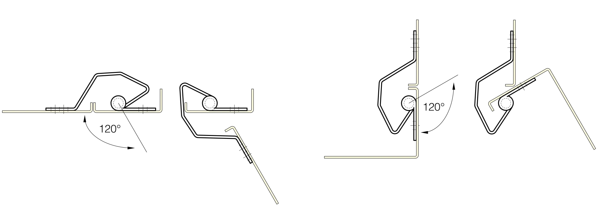 Ein Flyer für Jakob Keller zeigt verschiedene Metallteile.