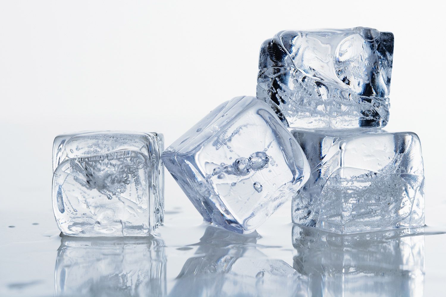 Fresh ice cubes produced by a well-maintained Ice Making Machine