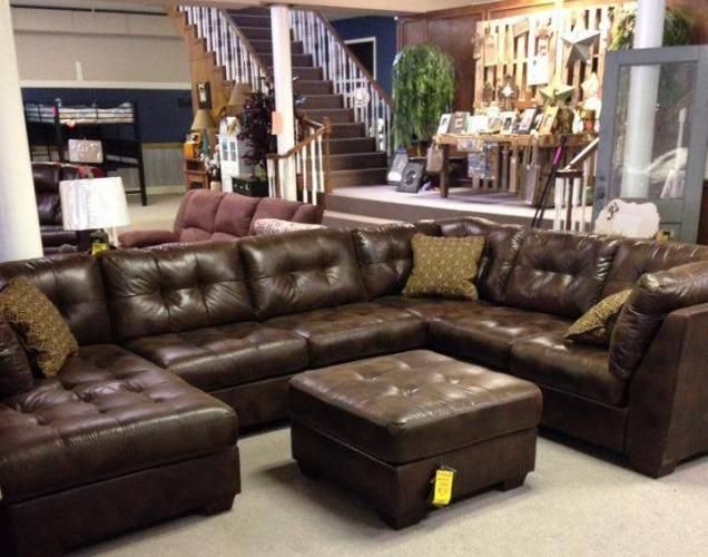 leather sectional