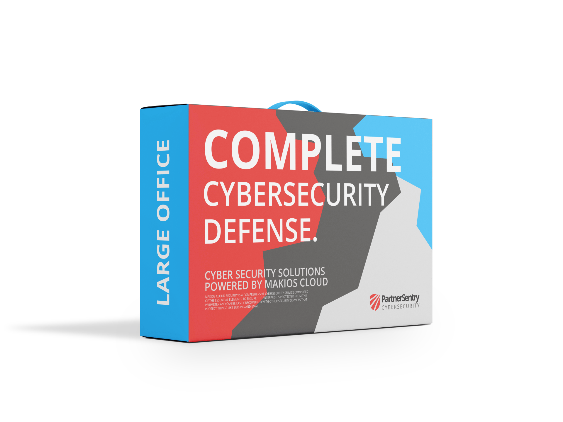 A box that says `` complete cybersecurity defense '' on it.