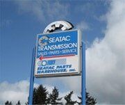 Seatac transmission and auto repair sign - transmission and auto repair in Kent, WA