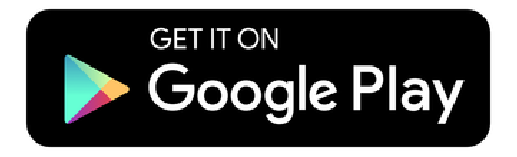 Google Play download badge with multicolor triangle logo on black background