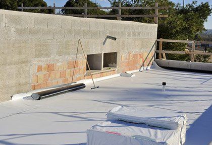 EPDM roof laying