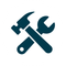 wrench and hammer icon