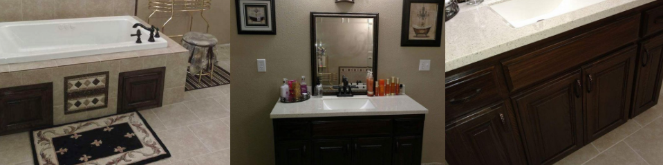 custom bathroom cabinets