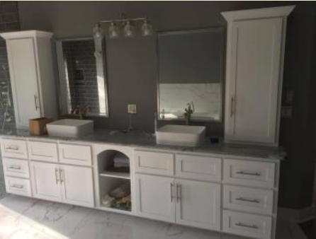 custom bathroom cabinets