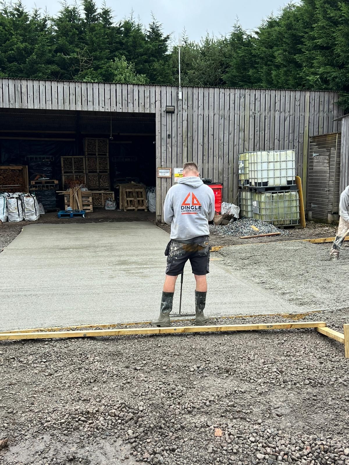 Concrete drivewyas