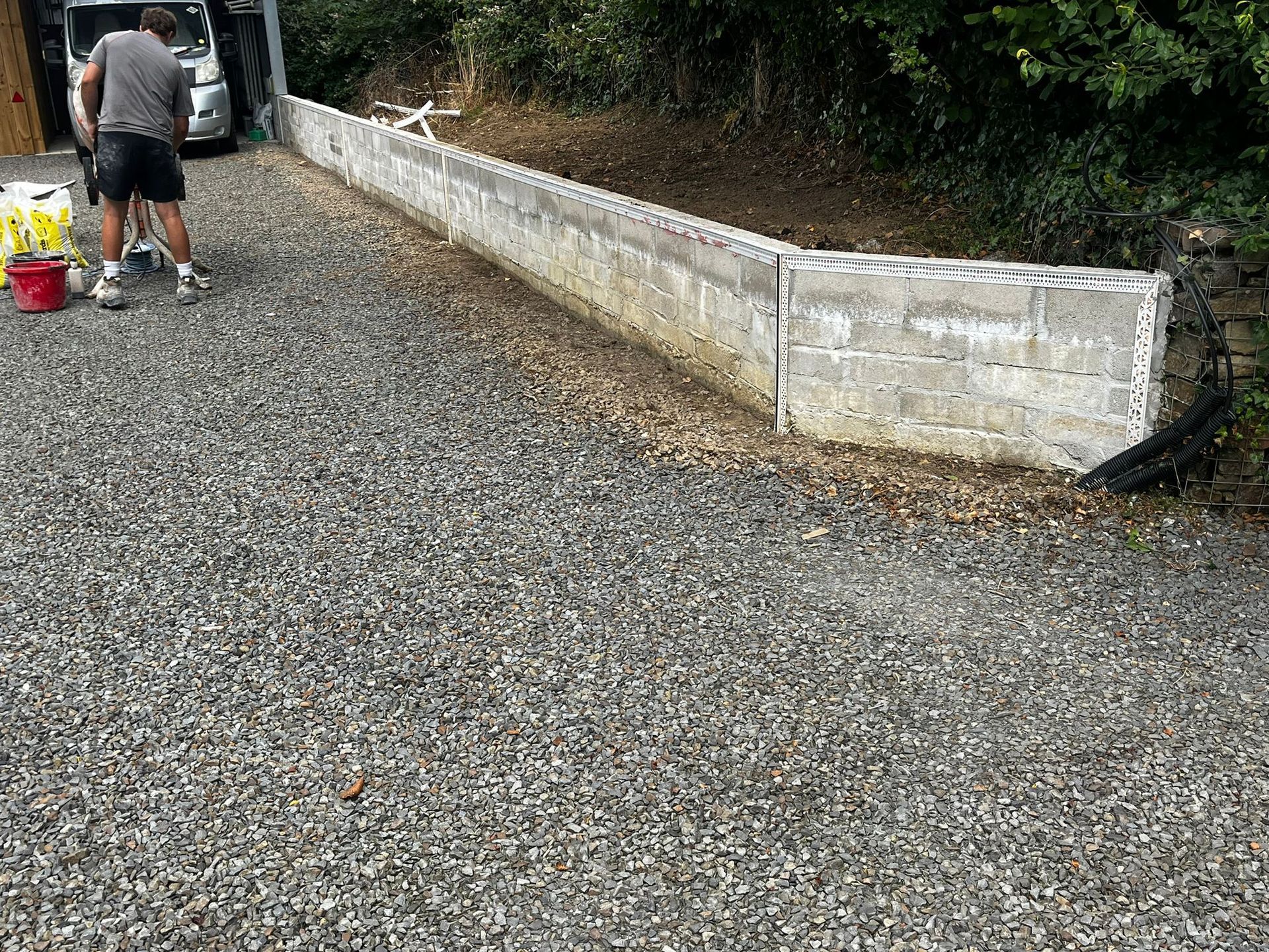 garden fencing project