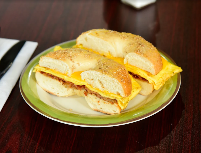 Burrito with cheese, sauce, and parsley