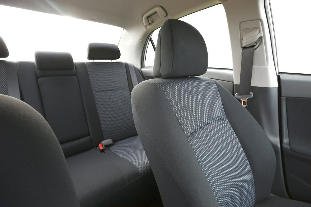 The Back Seat of A Car with A Seat Belt — Greenaway's Taxi in Cundletown, NSW