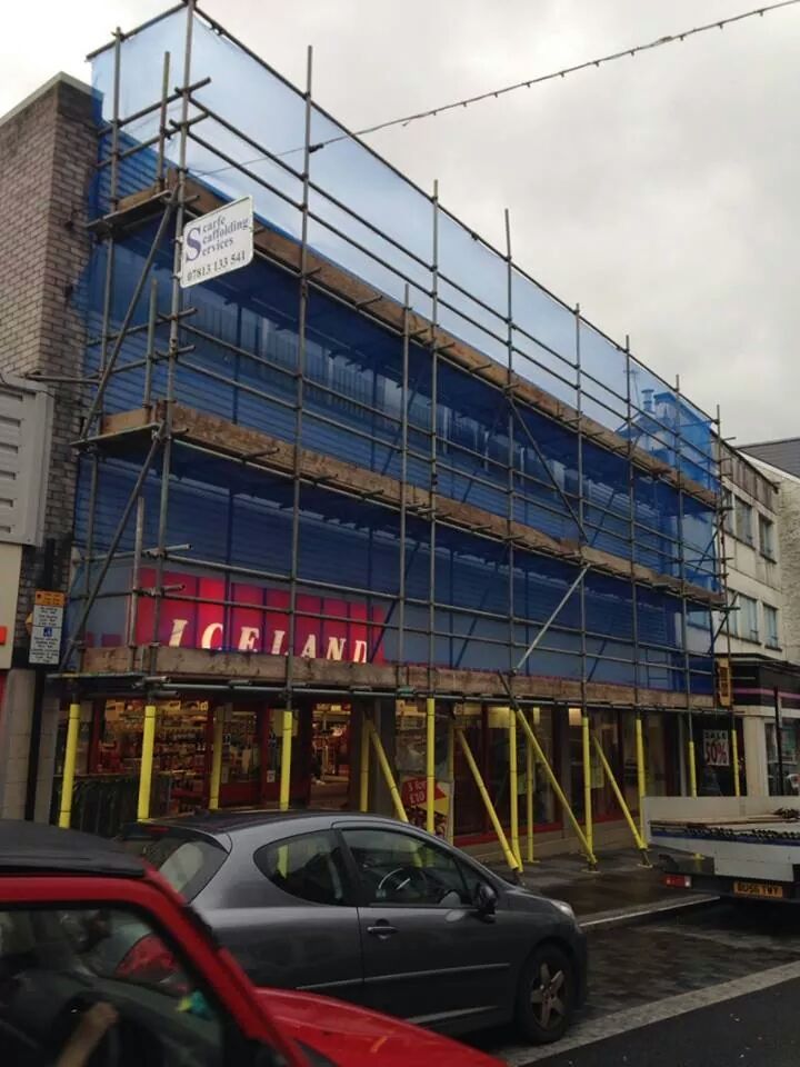 Our recent scaffolding project