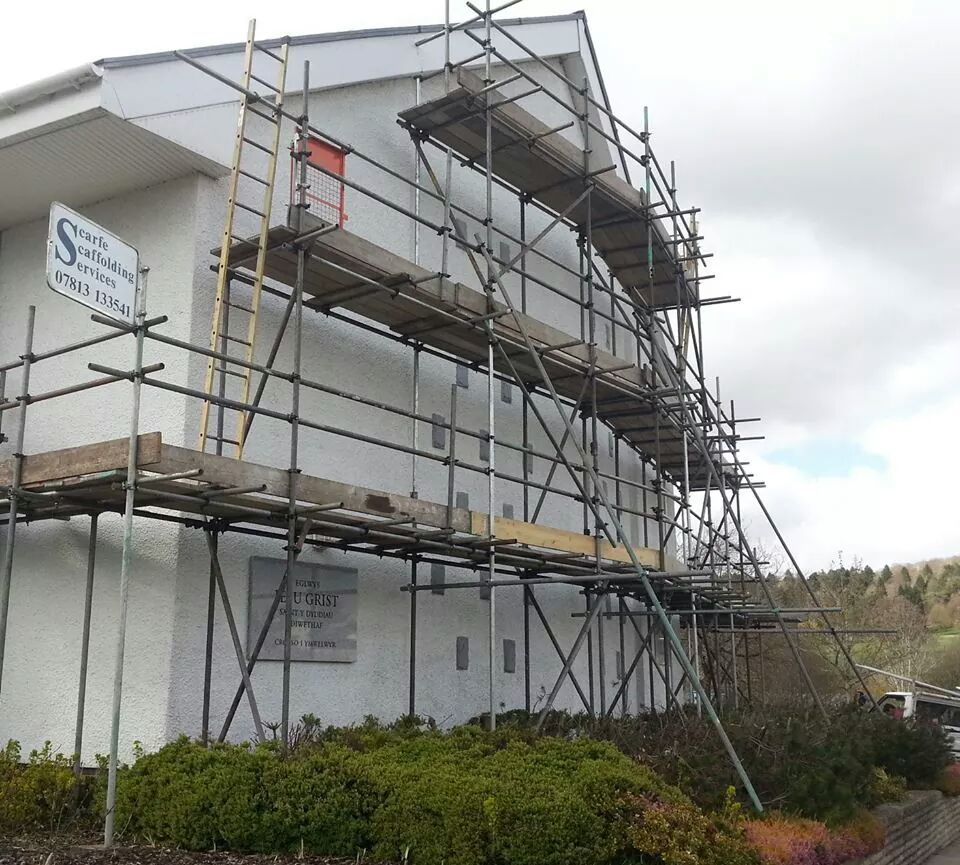 Our recent scaffolding project