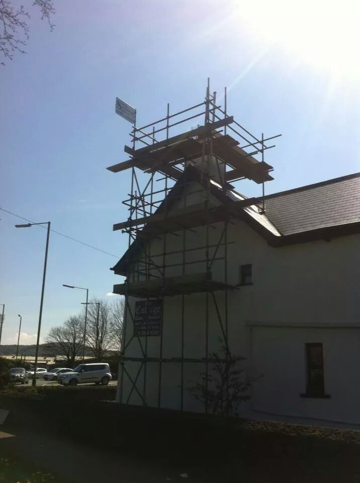 Our recent scaffolding project