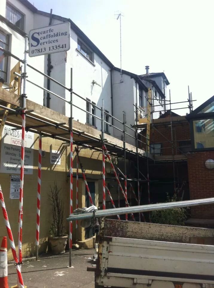 Our recent scaffolding project
