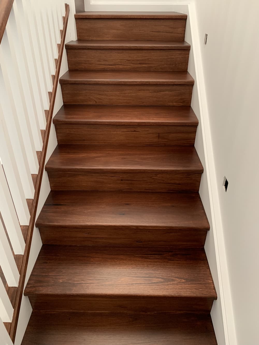 Custom Timber Flooring on the Stair Steps — Lucas Floorsanding in Taree, NSW