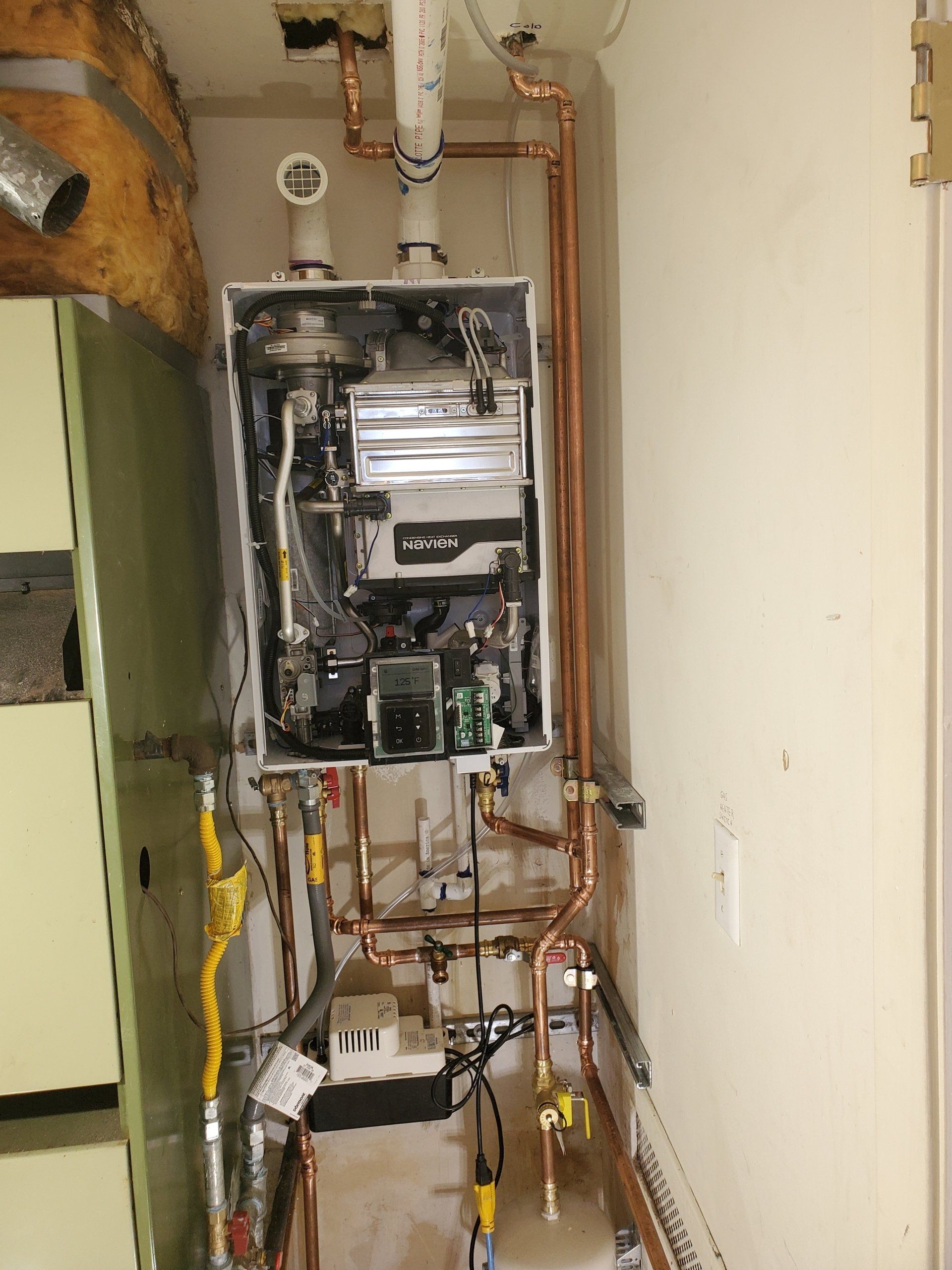 Installing Heater — San Anselmo, CA — Wilson's Plumbing