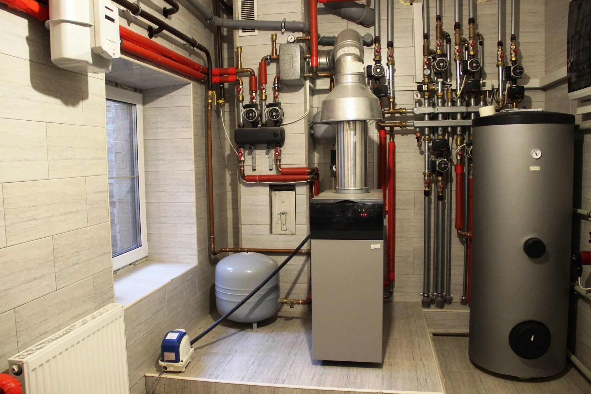 Heating System In Boiler Room — San Anselmo, CA — Wilson's Plumbing