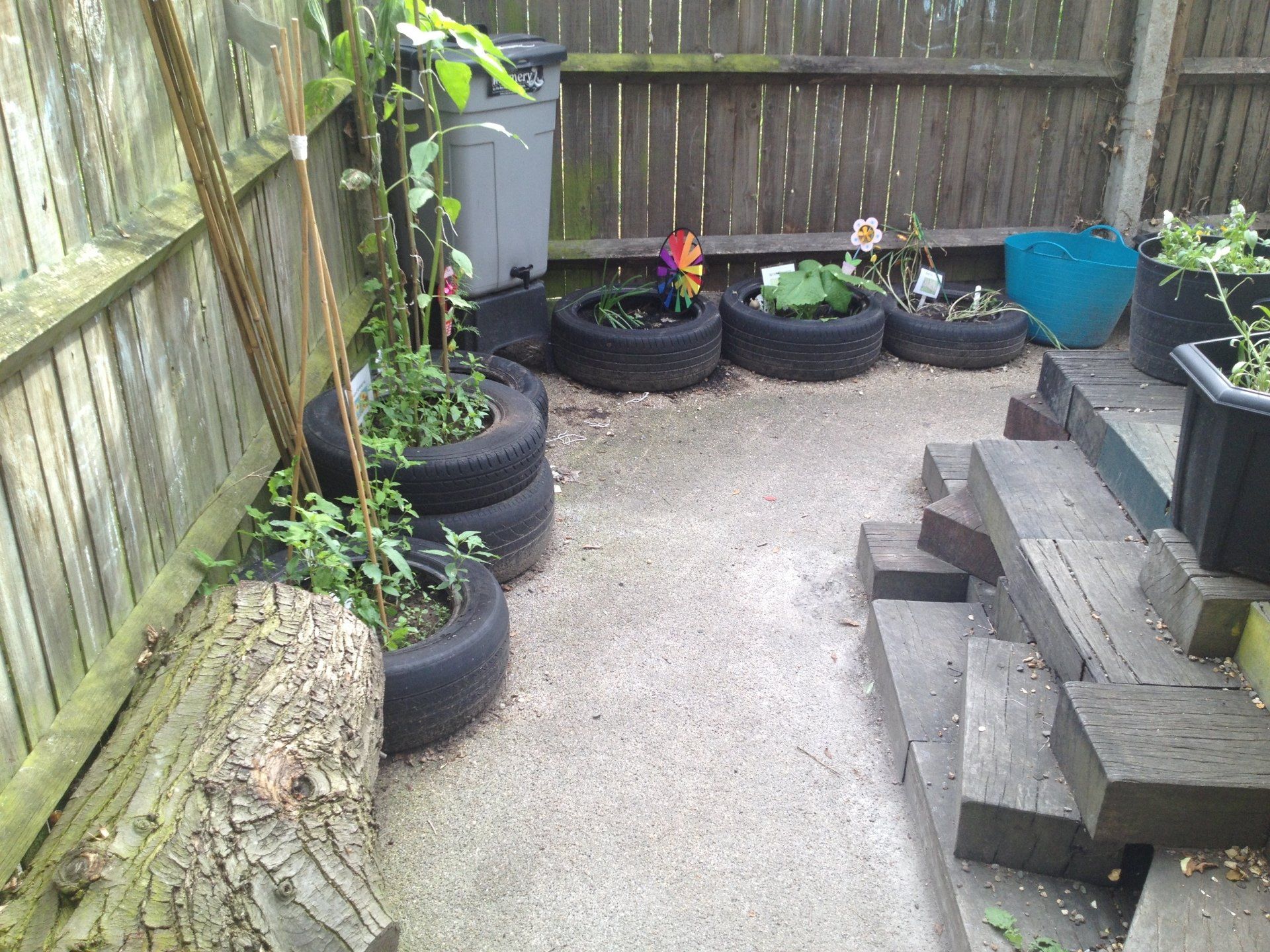 Decorated classroom and play area for children