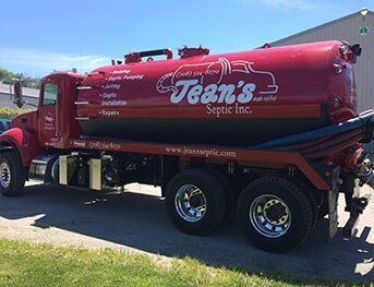 Jeanssepticredtruck - Septic Systems in Monee, IL