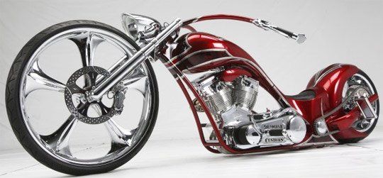 Custom Polishing — Large Motorcycle Wheel in Orange County, CA