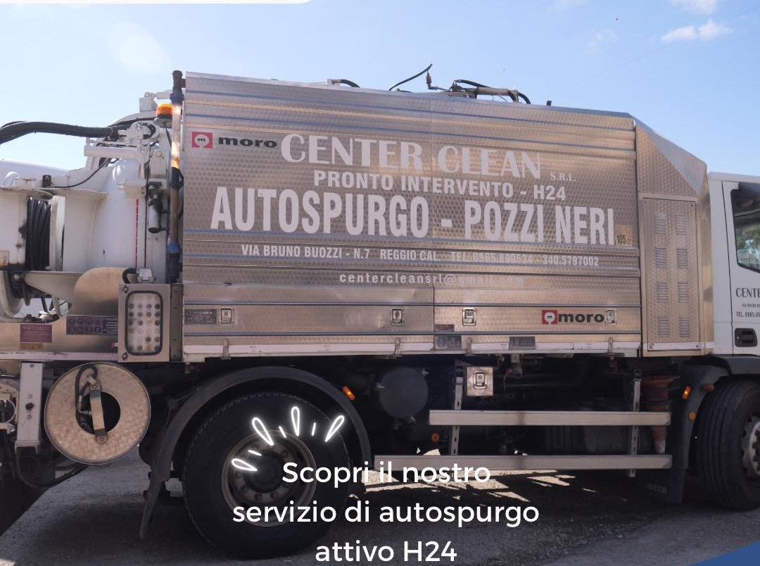 camion autospurgo center clean reggio calabria