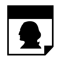 george washington calendar icon