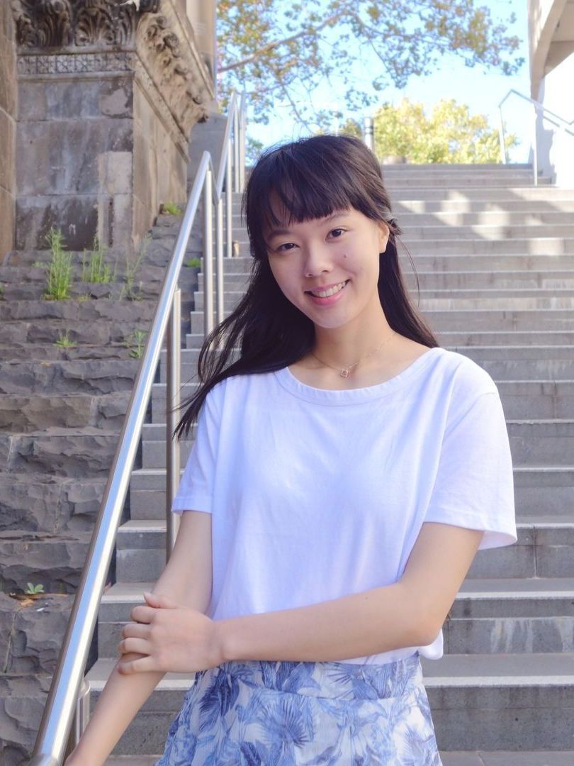 A picture of Kate smiling 