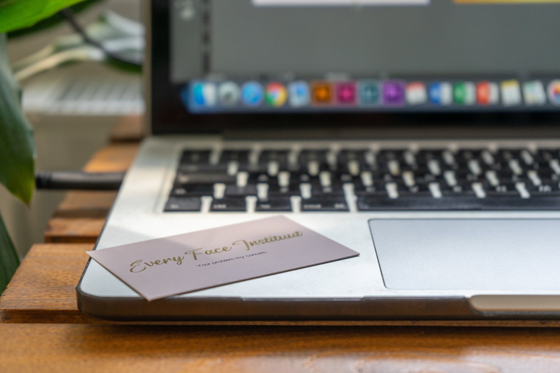 Goudfolie visitekaartje