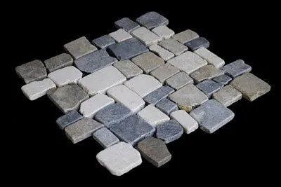 Gray and White Pebble Stones — Kauai, HI — Pacific Tile Imports