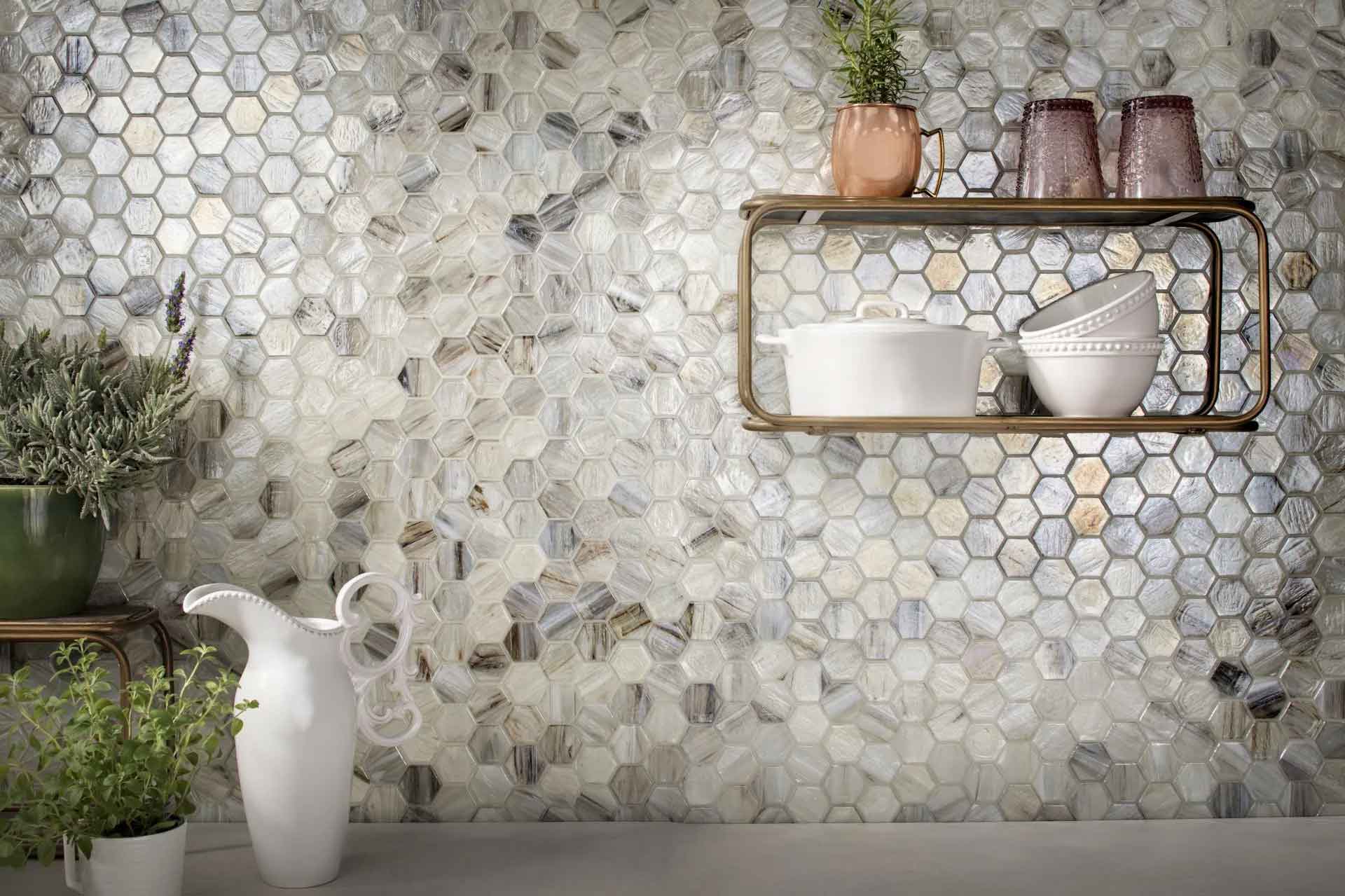 Honeycomb Wall Tiles — Kauai, HI — Pacific Tile Imports
