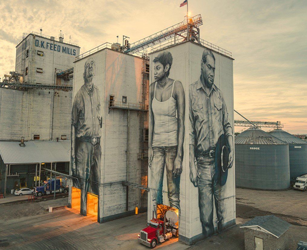 Fort Dodge Iowa Silo Art, American Silo Art