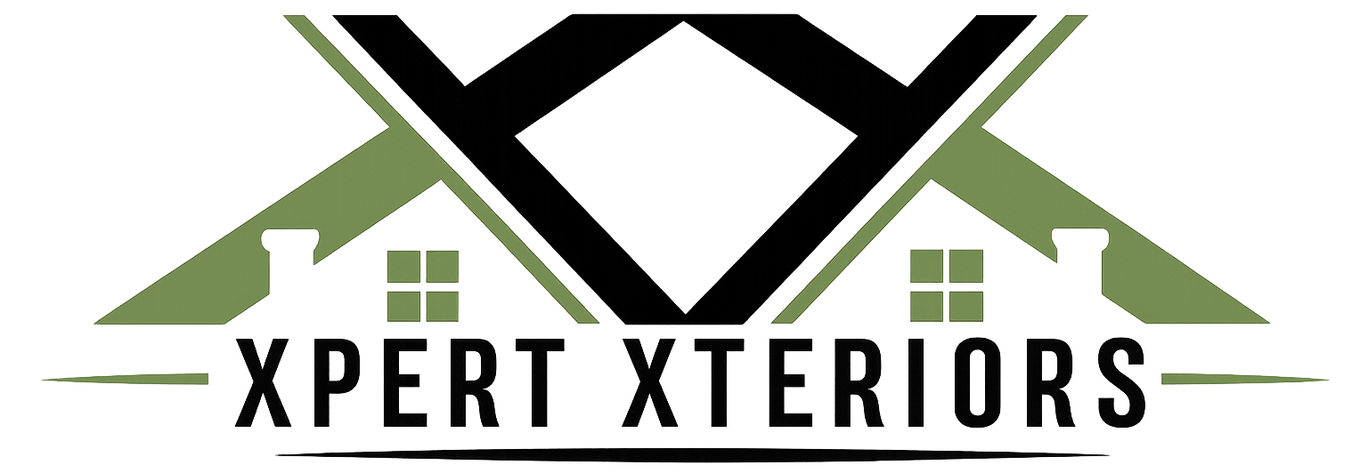 A logo for a company called xpert xteriors