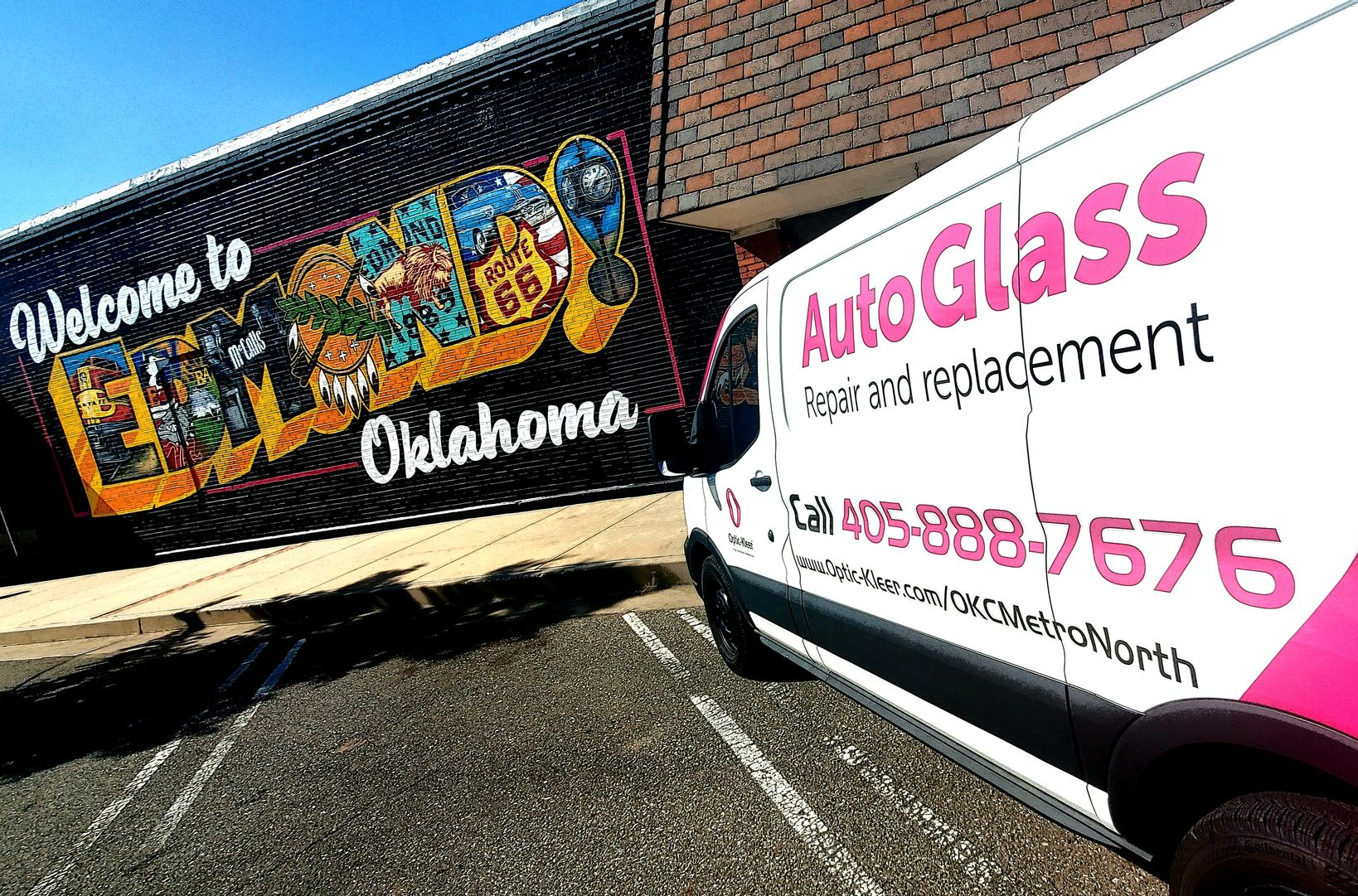 Ford Transit windshield replacement in Edmond, OK Ford Transit windshield replacement in Edmond, OK