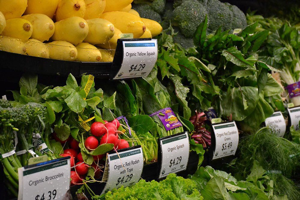 Selection of Fresh Fruits & Vegetables