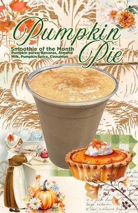 Pumpkin Pie Smoothie of the Month