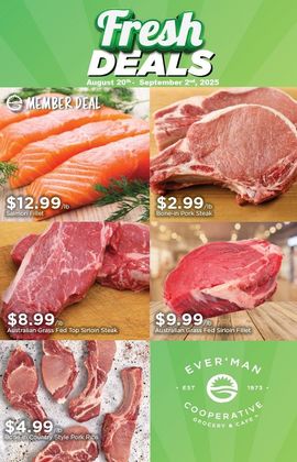 Fresh Deals Flyer Featuring Meat Products